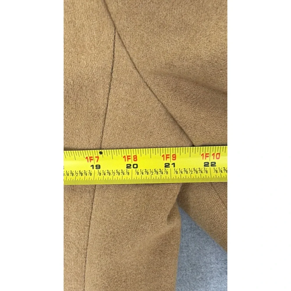 Vintage 60s Wallachs 100% Camel Hair Sport Coat Blazer Tan 42L Bespoke Mens
